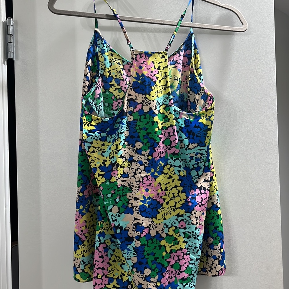 Jcrew Racerback Flowered Shirt - Picture 3 of 3